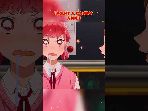 “I Want a Candy Apple… But Maybe I Want You More 🍎💕 | Blue Box Anime Moment”