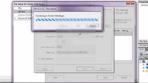 How to upload files via FTP in Dreamweaver CS5.mp4