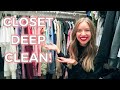 CLOSET DEEP CLEAN WITH ME! 2020 | Holiday Cleaning 2020