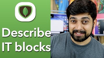 Describe and it blocks for mocha test