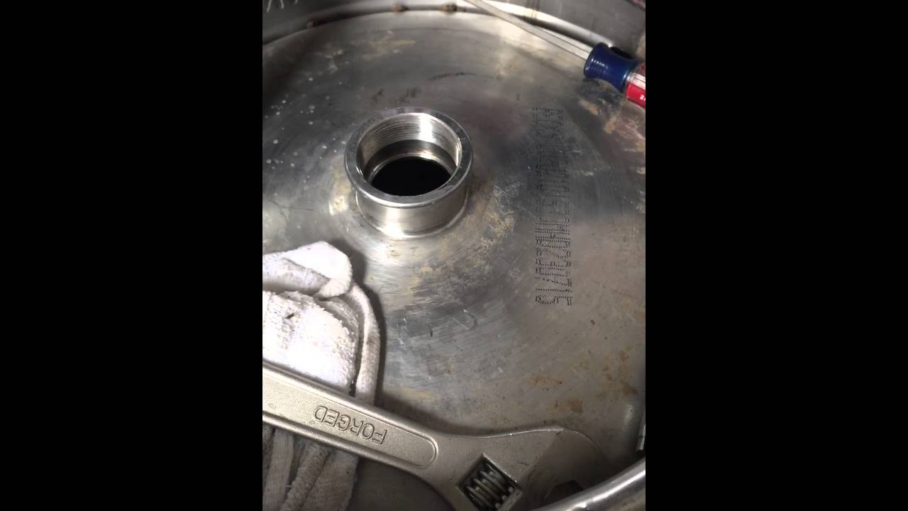 How to remove stype threaded keg stem valve YouTube