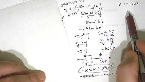 Algebra 9 - 2.6b Video Notes