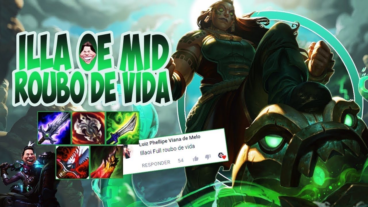 lol dolls ILLAOI MID FULL ROUBO DE VIDA - feat. ÇILVÃO EM CLIMA DE CARNAVAL - META É O CARVALHO! #135