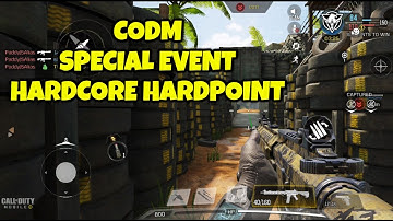 COD Mobile Special Event - Hardcore Hardpoint - Handcam on