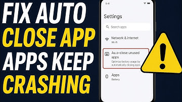 How to fix auto close apps | apps automatically closing suddenly on android |apps keep crashing |