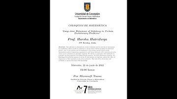 Harsha Hutridurga: IndiaLarge-time Behavior of Solutions to Certain Evolutionary Problems