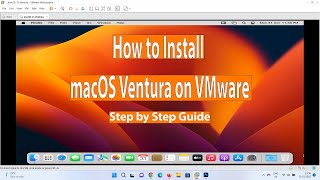 How to install macOS Ventura on VMWare on Windows