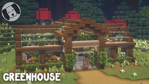 Minecraft : Greenhouse Tutorial !