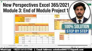 New Perspectives Excel 365/2021 | Module 3: End of Module Project 1 #BarrelBarnardConsulting
