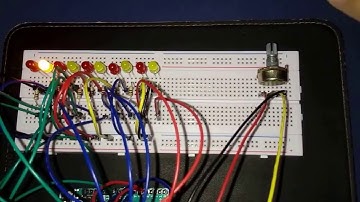 Efeito interativo de iluminação sequencial com LEDs - Projeto 15