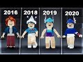 EVOLUÇÃO DO MEU AVATAR NO ROBLOX! 2016/2020