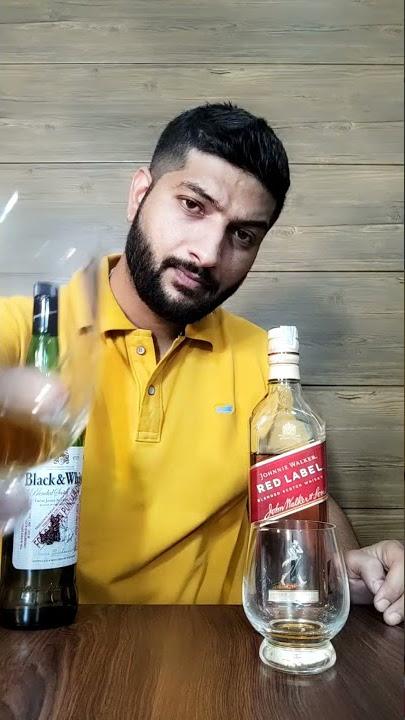 Johnnie Walker Red Label Vs Black & White Scotch Whisky