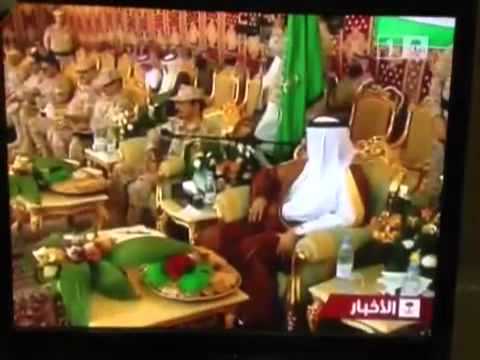 الفوج الخامس في استقبال الامير متعب