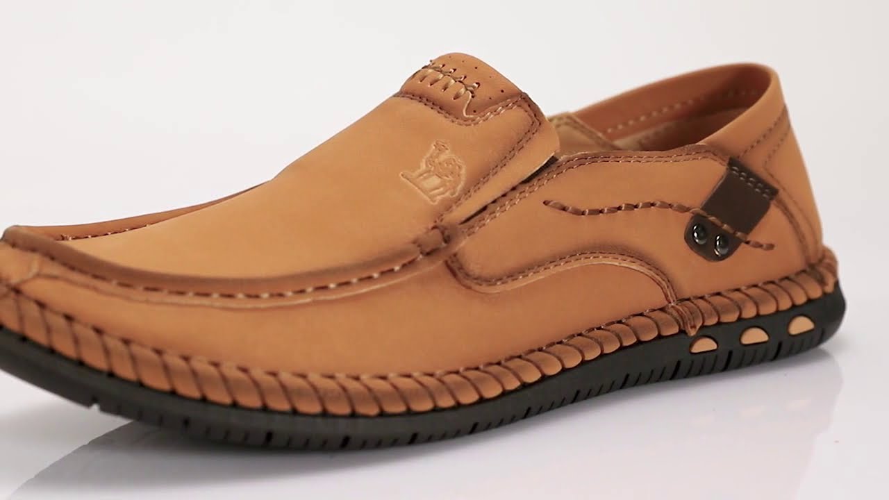 camel crown mens loafers