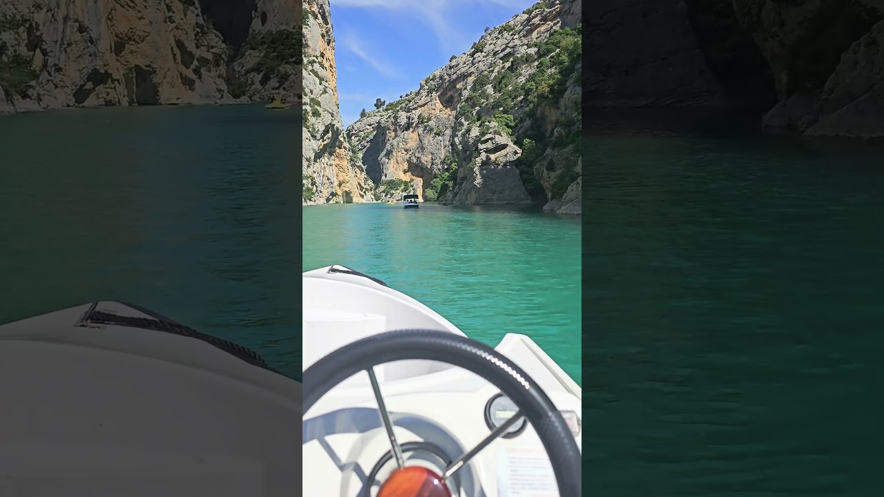 Gorge Du Verdon on Boat 