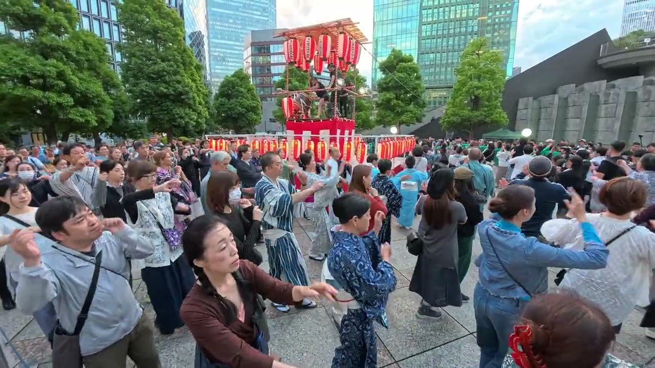 炭坑節 赤坂日枝神社盆踊り3日目2 山王祭「山王音頭と民踊大会