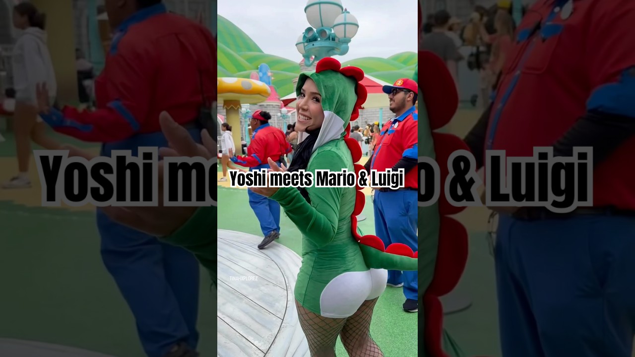 Met Mario & Luigi ! #viralshort #foryou #supermariogalaxy
