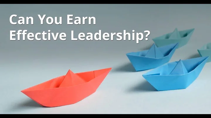 Can You Earn Effective Leadership? - An Interview ...