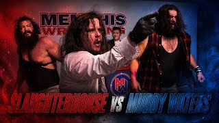Muddy Waters vs Slaughterhouse is all out WAR!  |  MEMPHIS WRESTLING