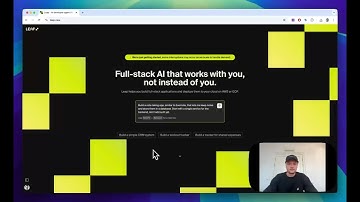 Intro to building full-stack apps using AI with Leap.new
