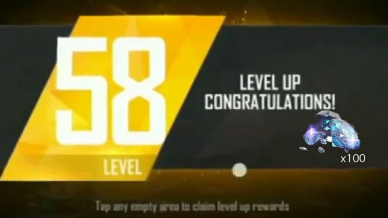 58 Level up Reward | FREE FIRE LEVEL UP REWARD 58 Level up ...