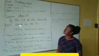 Civic Education. Basic 3. ( Week 4)