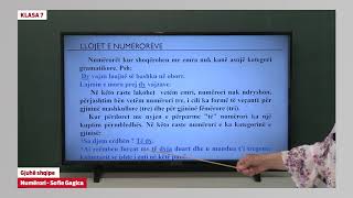 e Mesimi Klasa 7 - 7116 Gjuhë Shqipe - Numërori
