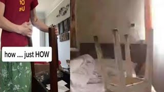 Guy with Chair upto his Stomach Goes Viral – bellenstoten2 died after viral Chair video on Twitter