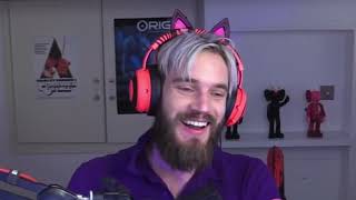 Pewdiepie first reaction to the legendary LWIAY INTRO