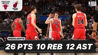 JOSH GIDDEY vs MIAMI HEAT | 26 PTS - 10 REB - 12 AST - 1 BLK - 1 STL | 03-08-2025 Highlights