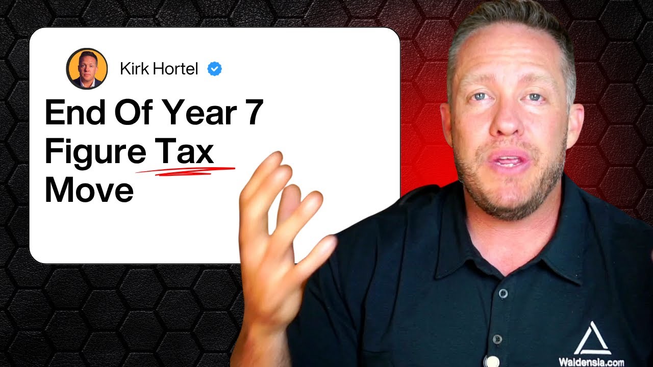 Business Owners Secret For End Of The Year 7 Figure Tax Play - YouTube