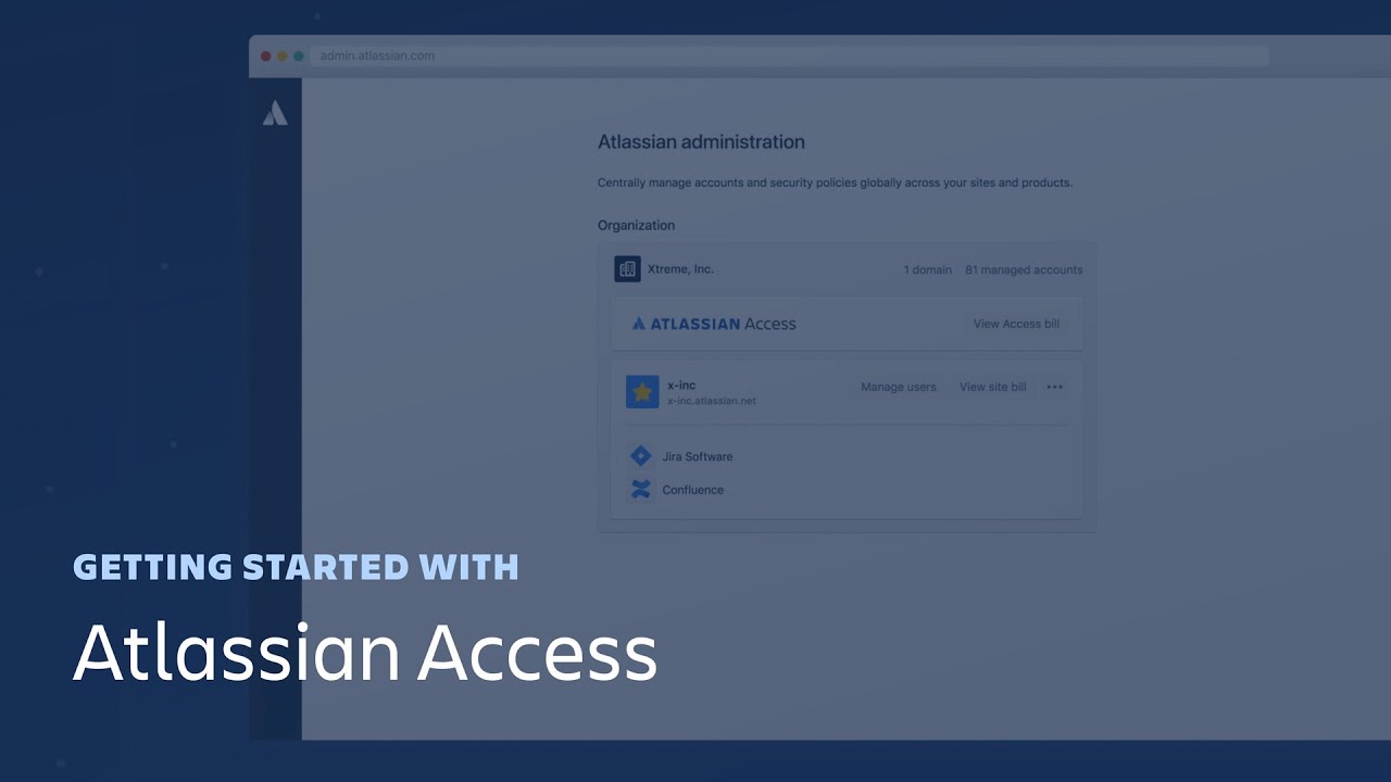  New Update Get started with Atlassian Access