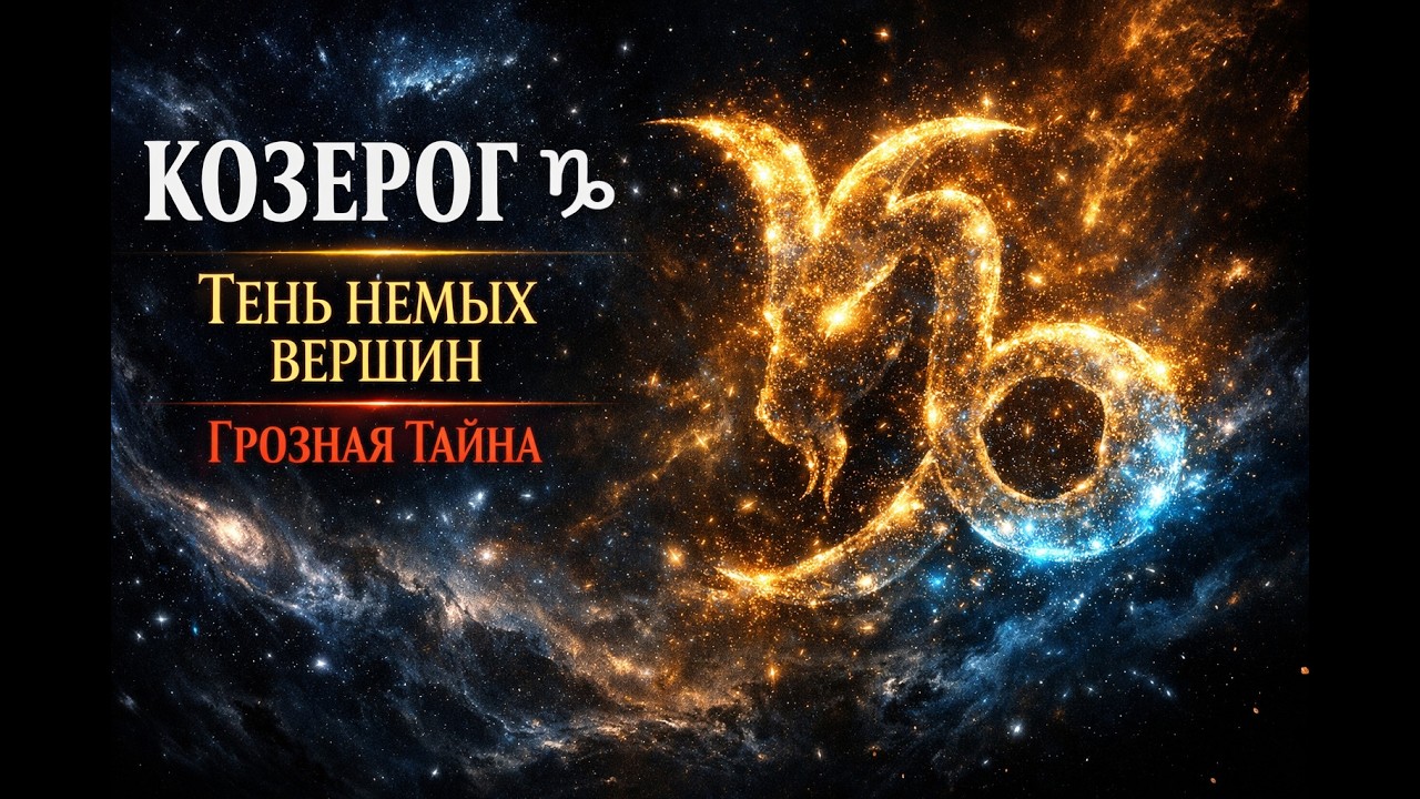 КОЗЕРОГ ♑: ТЕНЬ НЕМЫХ ВЕРШИН. ГОРОСКОП
