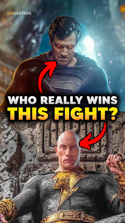 Henry Cavill’s Superman vs Black Adam: Who Really Wins? #superman