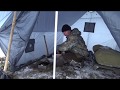 Зимний ПВД с ночёвкой (палатка+ печь)