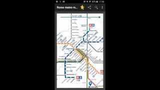Rome metro map screenshot 2