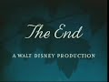 Bambi (1942) opening credits and ending [2005 DVD] 