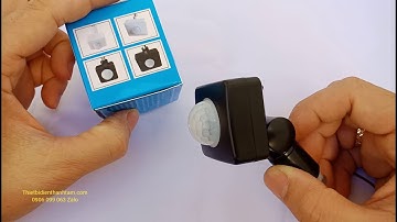 Z02 👍 Công tắc cảm biến hồng ngoại TỰ ĐỘNG BẬT TẮT ĐÈN 220VAC 40W