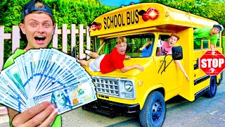 Last To Leave School Bus Wins $10,000!!