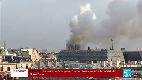 LIVE: Fire underway at Notre-Dame Cathedral in Paris
