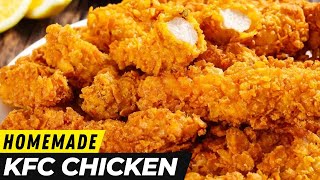 Homemade Crispy Kfc Fried Chicken Recipe | 100% Perfect Crust with Tips and Tricks | Food Glitz