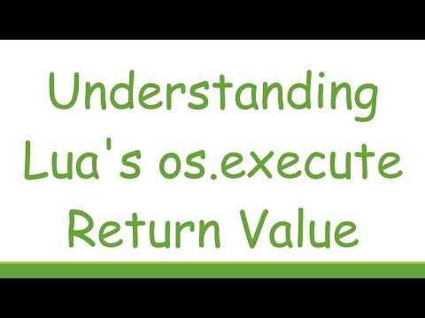 Understanding Lua's os.execute Return Value