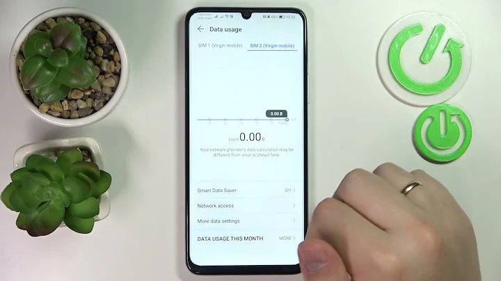 HONOR X7 Check Data Usage