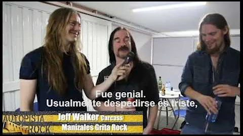 Entrevista Carcass - Manizales Grita Rock 2013