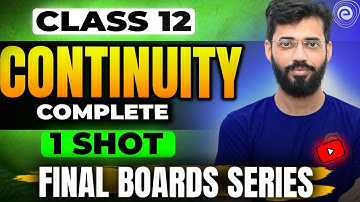 CONTINUITY AND DERIVATIVES  ONE SHOT  Class 12 Mathematics   Vishal Mahajan