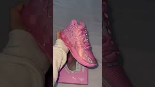 new volleyball shoes😮‍💨💖🎀💫✨ | MELO MB.01 PINK IRIDESCENT #pumahoops #puma #bball #vball