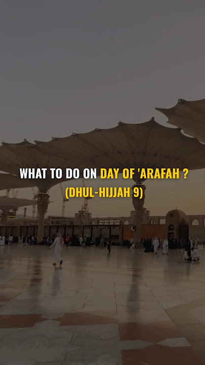 Download lagu 8 Things you should do on the Day Of Arafah #arafah #arafat