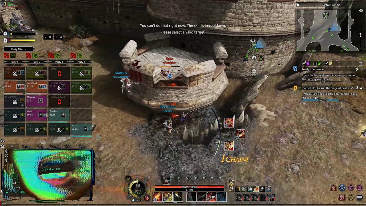 [Bless Online] [F2P] Siege of Castra Berserker PVP 2019 02 18 16 00