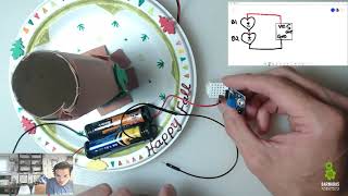 3: Spinning Robot Tree DC Motor Easy Tinker Project: How To Add A No Touch Sensor