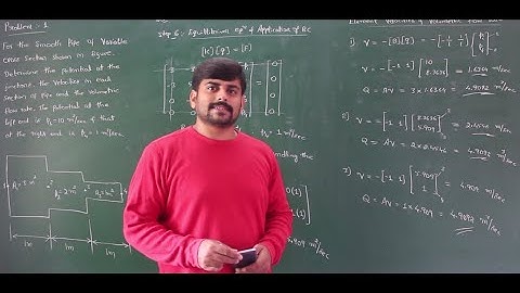 Lec 9- Analysis of fluid flow through variable cross sectioned smooth pipe- Mod 4 - FEA by GURUDATT.